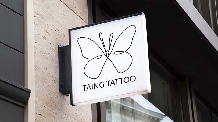 Diplomarbeit: Thi-Mae Taing — Corporate Design eines Tattoo Studios